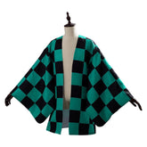 Tanjirou/Tanjiro Kamado Demon Slayer: Kimetsu no Yaiba Cosplay Kimono Umhang für Erwachsene - cosplaycartde